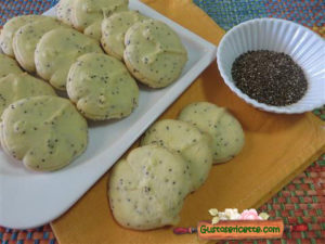 Biscotti frolla montata semi di chia