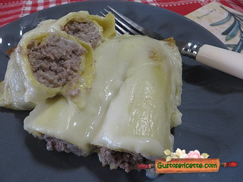 Cannelloni crepes con macinato e ricotta