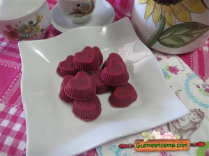 cioccolatini san valentino frutti rossi, con noci cioccolato al latte!