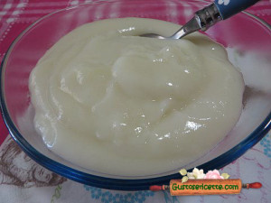 crema al latte senza uova, buona ideale per gli intolleranti