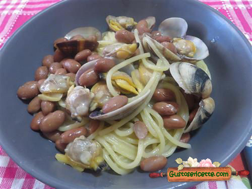 Spaghetti vongole e fagioli