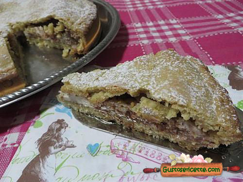 Torta cioccolato e ricotta coperta