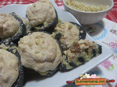 Biscotti mandorle con doppia frolla