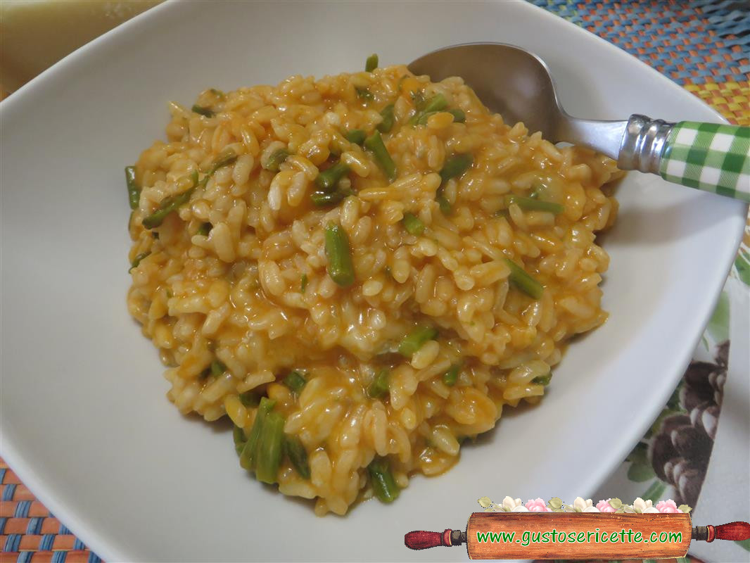 Risotto asparagi gorgonzola