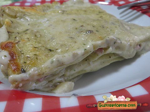 Lasagna pesto e speck