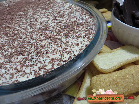 Tiramisu al cioccolato fondente