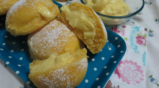 Bombe al forno light con patate dolci