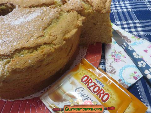 Chiffon cake al cappuccino orzo