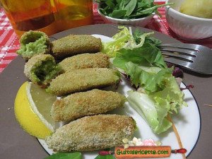 Crocchette patate spinaci noci macadamia 