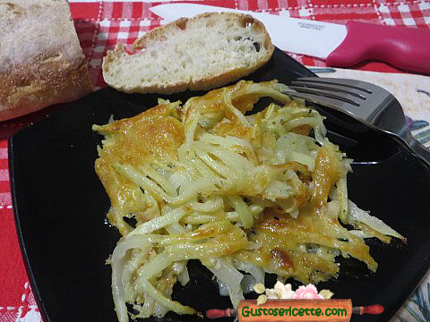 Zucchine spinose gratinate ceci e parmigiano