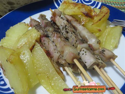 Arrosticini di maiale aromatici al limone