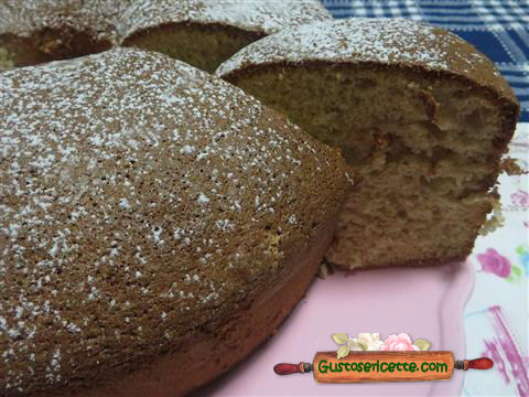 Chiffon cake melagrana senza olio