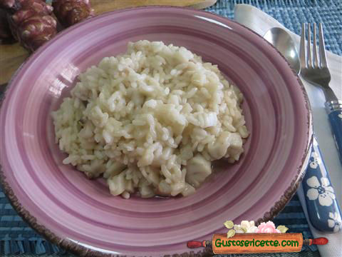 Risotto ombrina topinambour