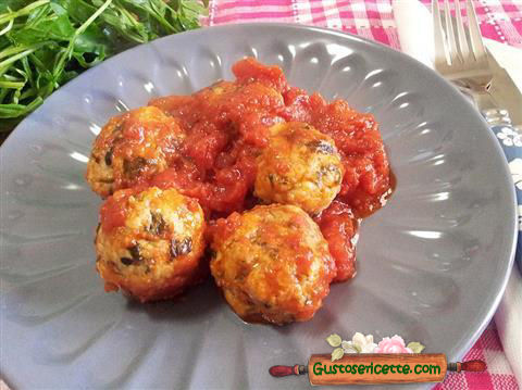 Polpette rucola olive nere