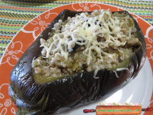 melanzane ripiene grano saraceno,