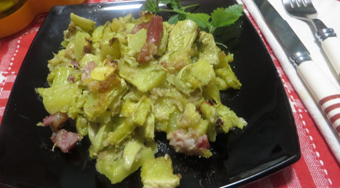 Zucchine trombetta al forno