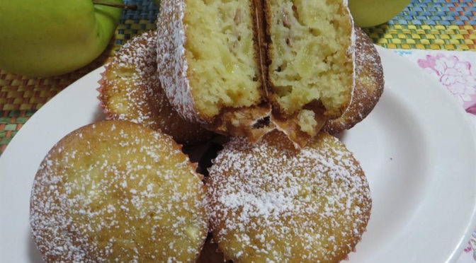 Muffin mele e mangostano
