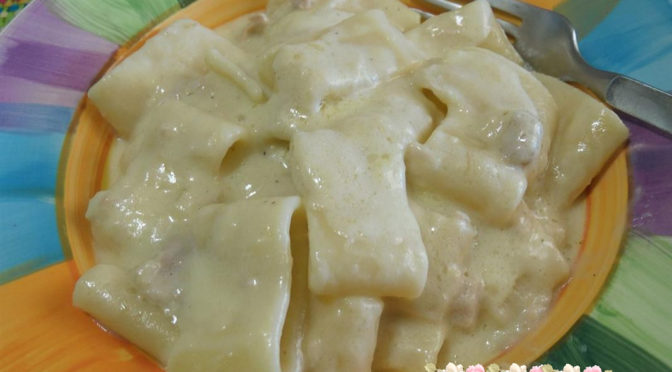 Calamarata tonno e crema di patate