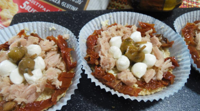 Cheesecake salato pesto e pomodori secchi
