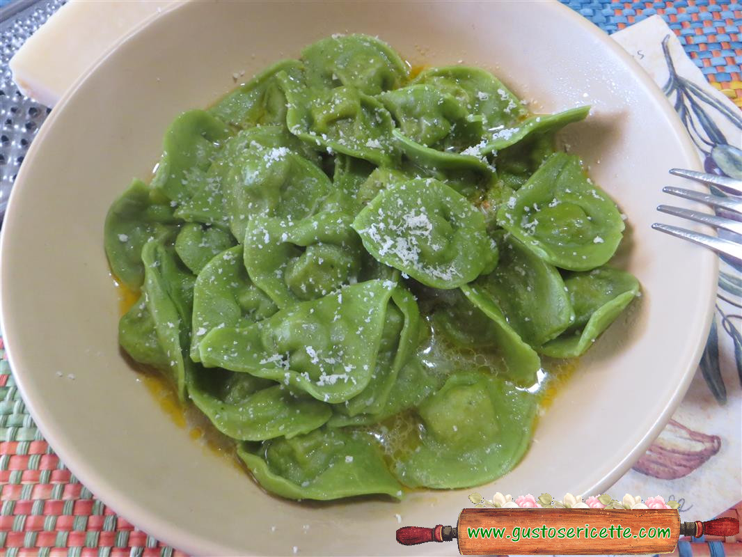 Cappelletti alle cime di rapa farciti al piccione