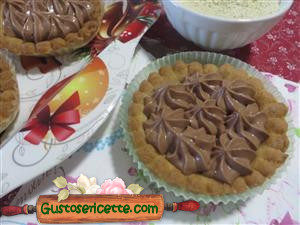 crostatine farina di roveja panna e nutella !