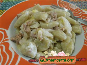Gnocchi di patate e cavolo cinese