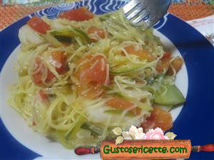 Maccheroncini di Campofilone zucchine e topinambur