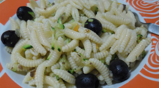 Malloreddus con zucchine e salsa tartufata