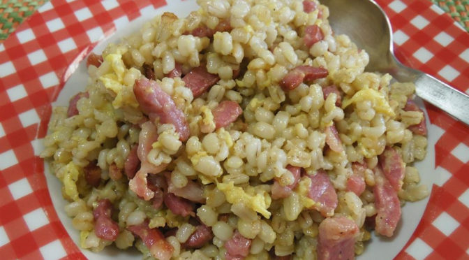 Orzo perlato alla carbonara