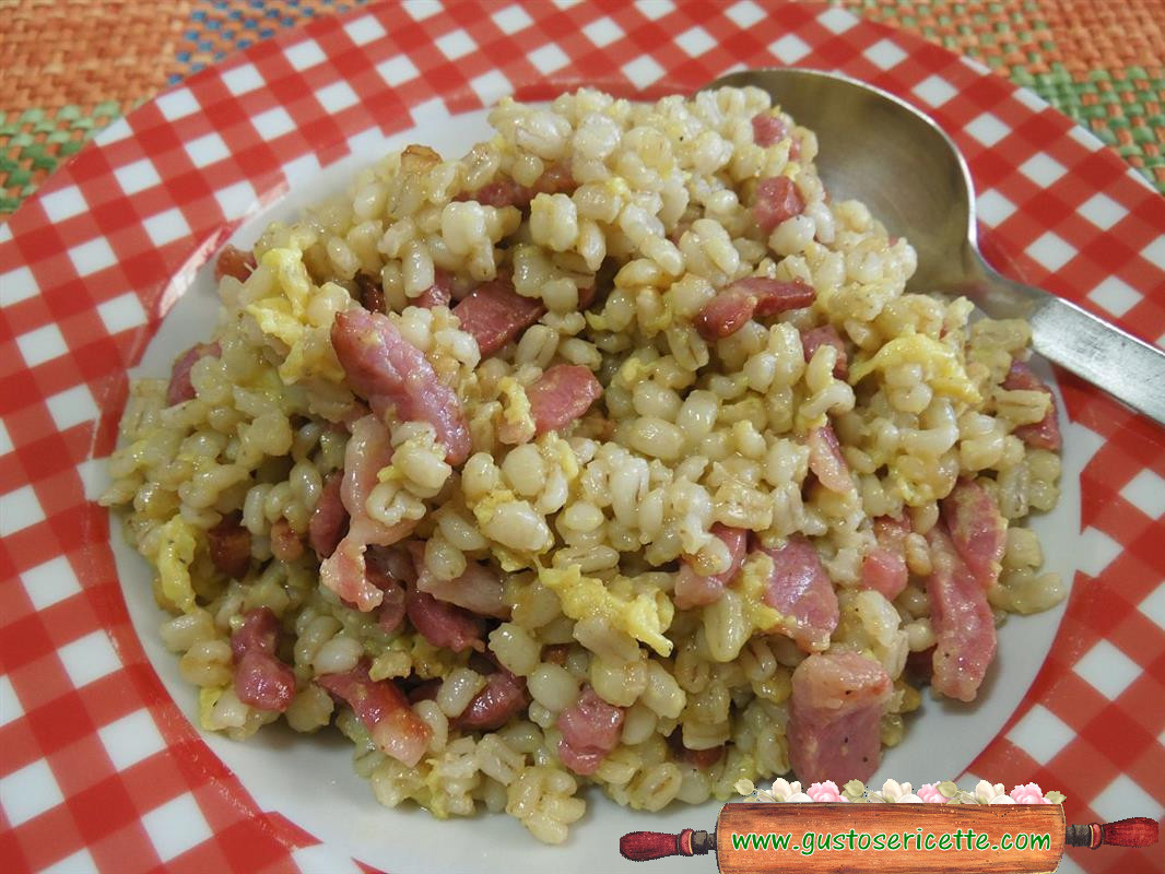 Orzo perlato alla carbonara