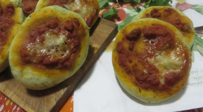 Pizzette alla rucola