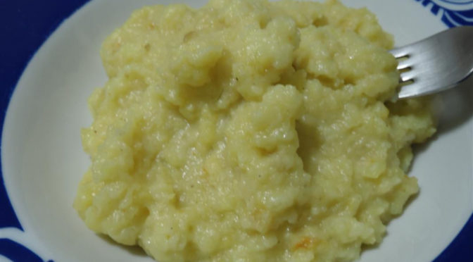Purè con patate e sedano rapa
