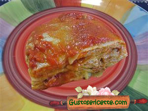 Lasagna di piselli senza glutine