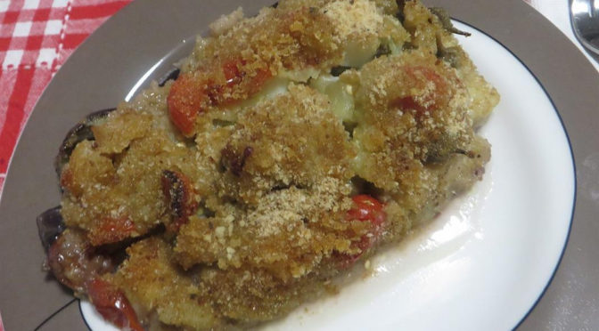 Melanzane ripiene di baccalà