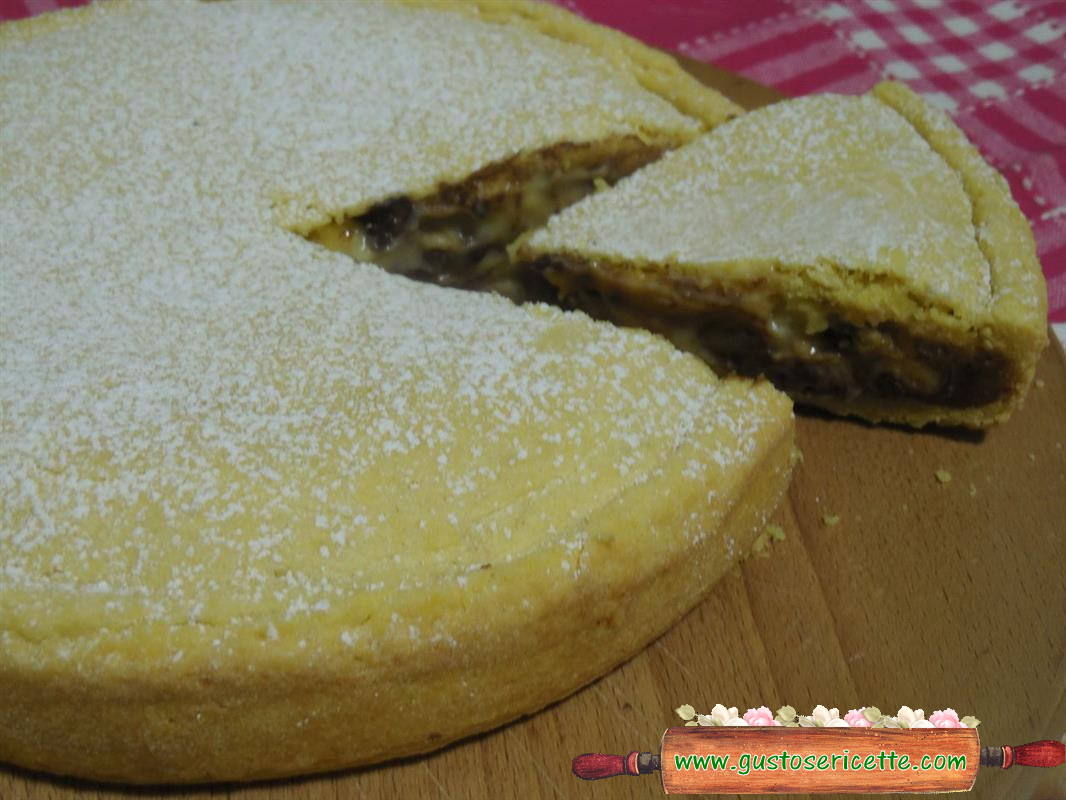 Torta pasta frolla arancia e crema