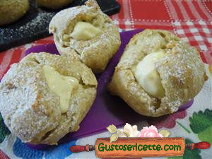 Bignè di San Giuseppe integrali light al forno