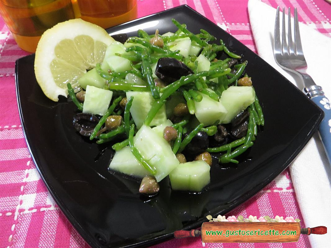 Insalata sfiziosa con salicornia