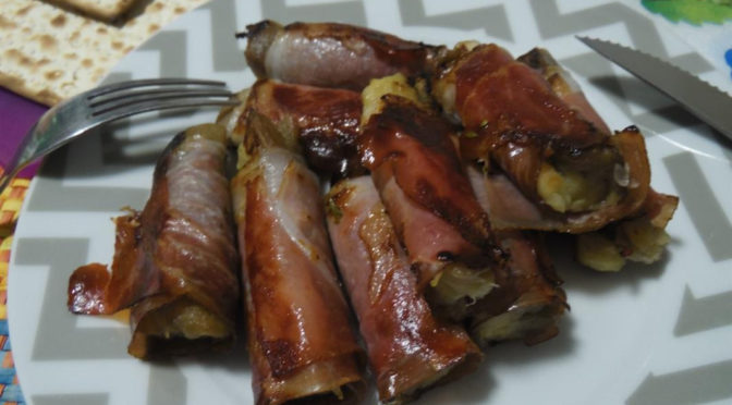Involtini di speck e melanzane light