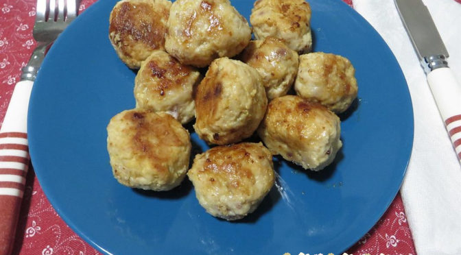 Polpettine di tacchino e carote viola