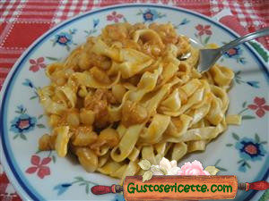 tagliatelle veloci tonno e fagioli 