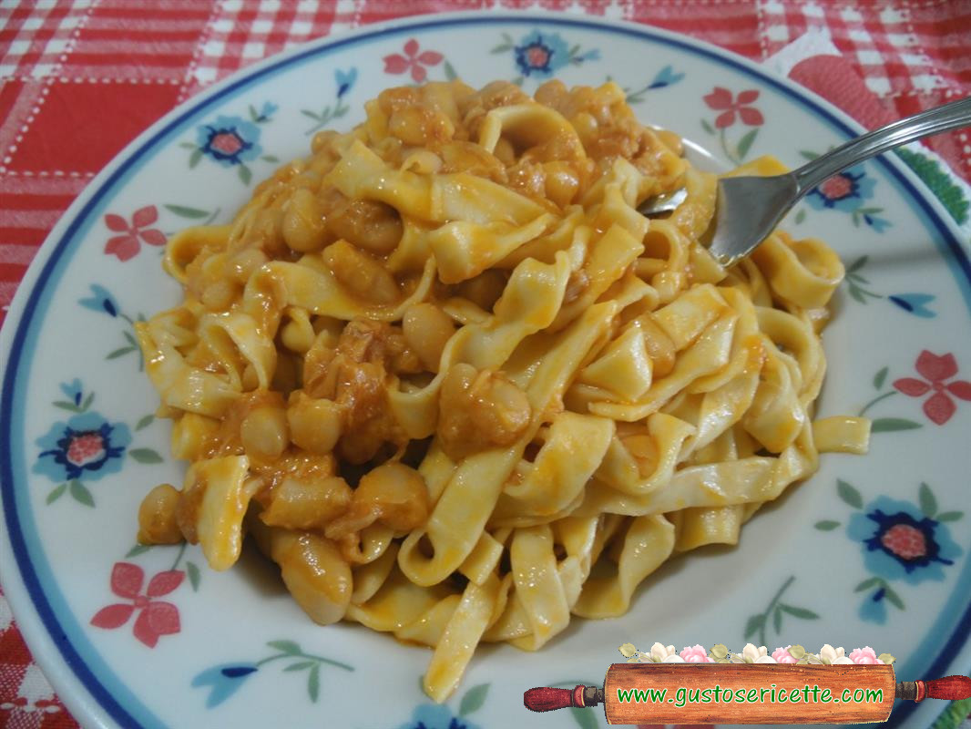 Tagliatelle veloci tonno e fagioli