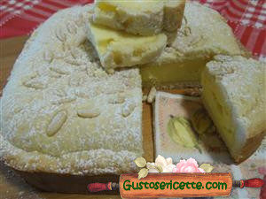 Torta della nonna con ricotta
