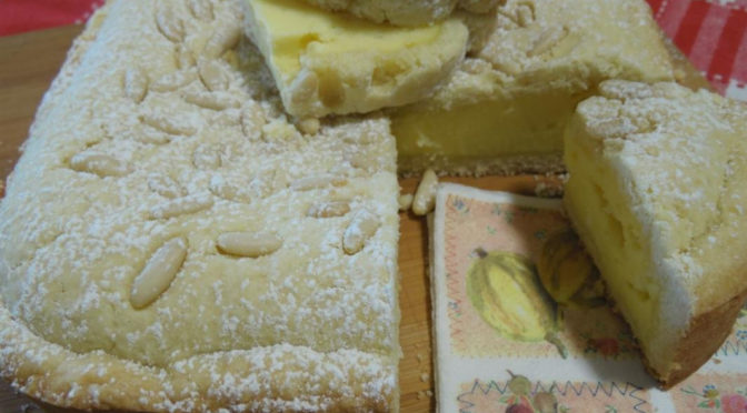 Torta della nonna con ricotta