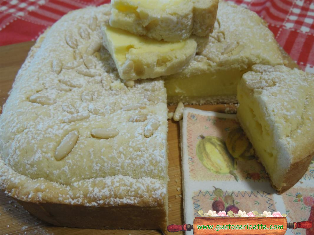 Torta della nonna con ricotta