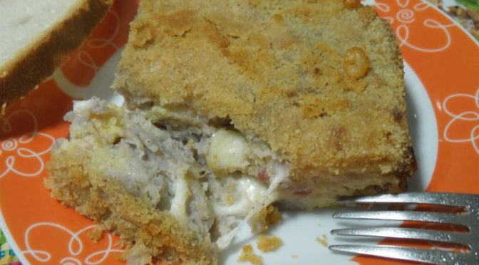 Gateau di patate rosse e viola