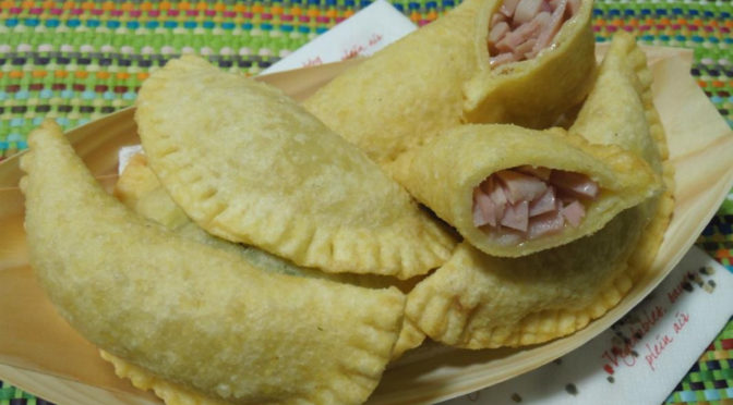 Panzerotti di polenta alla mortadella