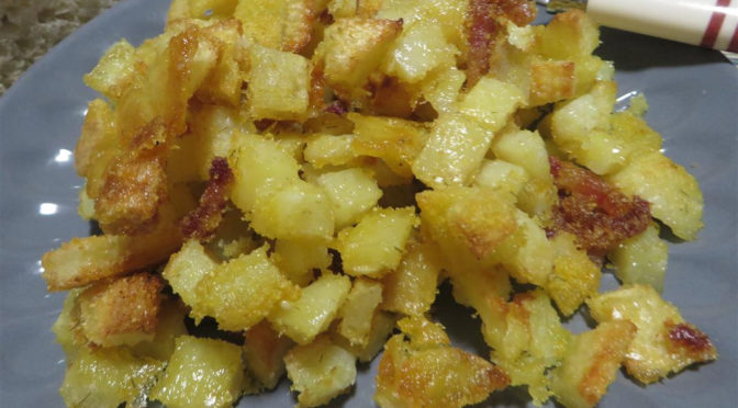 Patate sabbiose alla farina di mais