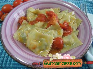 ravioli di ricotta carciofi e salmone