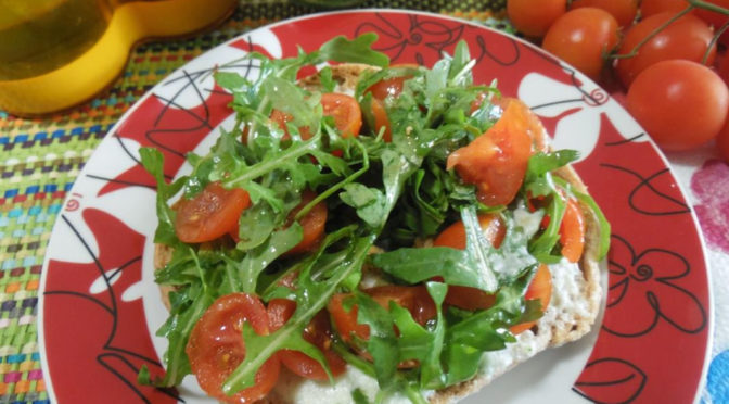 Frese integrali rucola e pomodorini