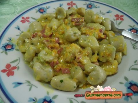 Gnocchi di pane raffermo castagne e mortadella